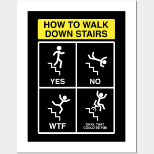 Stair Safety Posters and Art